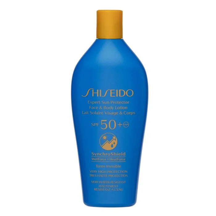 SHISEIDO EXPERT SUN PROTECTOR Face and Body Lotion SPF50+ 300ML TESTER