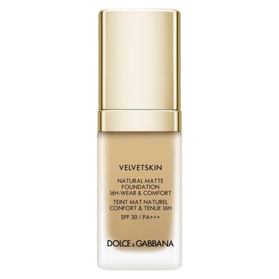 Dolce e Gabbana Velvetskin Natural Matte Foundation 16H Wear e Comfort Spf 30 30ML