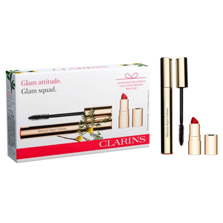 CLARINS SUPRA VOLUME MASCARA BLACK SET 2