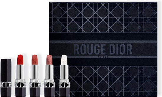 Confezione Dior Rouge Dior Deluxe Gift Set Of 4 Couture Colour Lipsticks Limited Edition