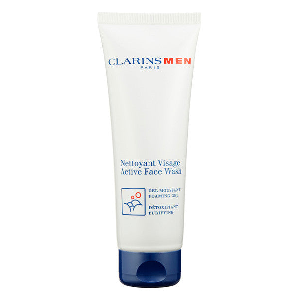 Clarins Men Gel Detergente Nettoyant Visage Active Face Wash 125ml Tester