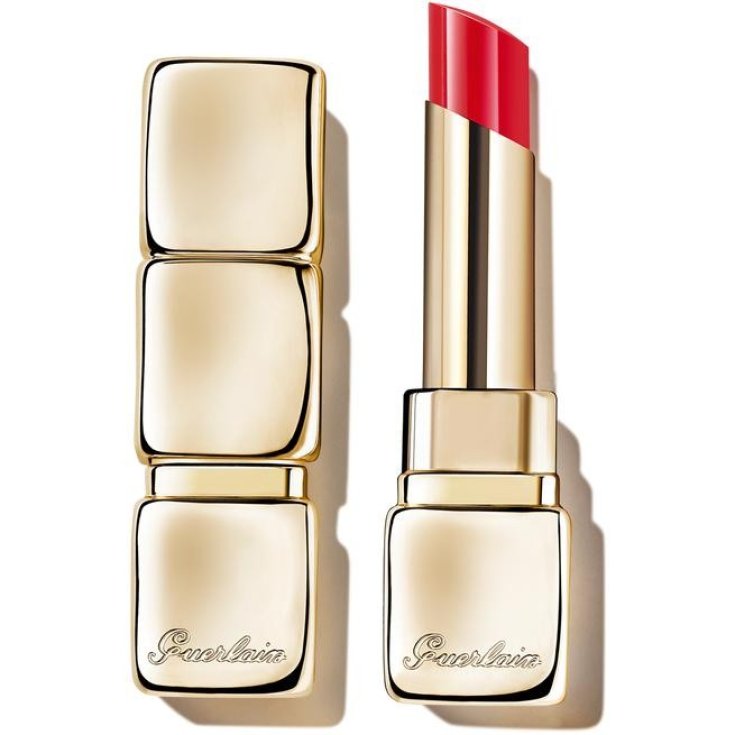 Guerlain KissKiss Shine Bloom Tester lipstick with plastic cap