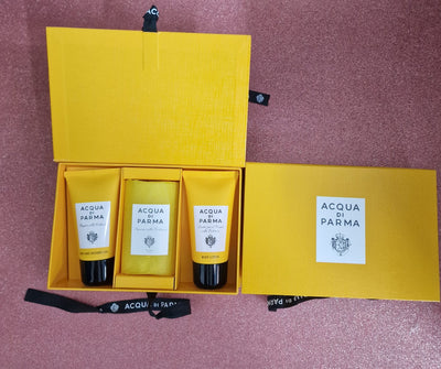 CONFEZIONE ACQUA DI PARMA GEL DOCCIA 40ML+SAPONE100ML+LATTE CORPO 40ML - Profumo Web