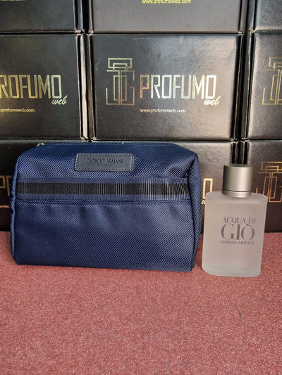 confezione armani borsello+acqua di gio 100ml - Profumo Web